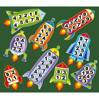 Набор карточек для магнитной доски "Ракеты"