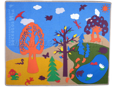 Малая развивающая среда "Фиолетовый лес" (1х1,25 м, ковролин)