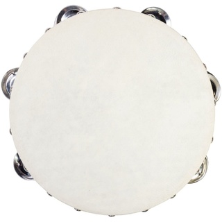 Тамбурин с мембраной 12 пар джинглов