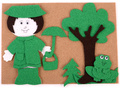 Одежда по цветам с игровым полем
